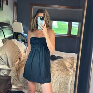 Victoria’s Secret Black Strapless Dress, Medium